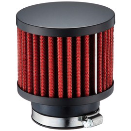 Kijima 102-061R Motorcycle Motorcycle Parts Power Filter Short TW200/225/Celo Red