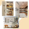 SUPERDANT 1 Sheet PVC Wall Sticker Pantry Decor Glass &