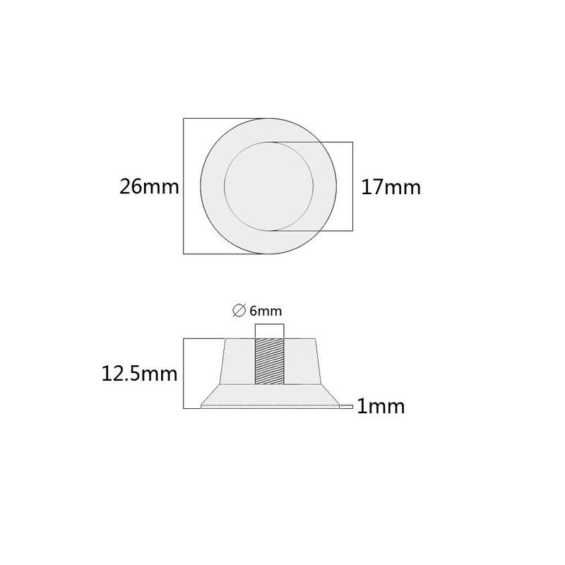 Alnicov Black With Gold Guitar Speed Dial Knobs Control Knobs