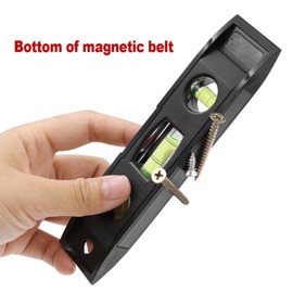 Magnetic Torpedo Level, Spirit Level 3 Bubble Torpedo Magnetic Measuring Tool (6 inch)