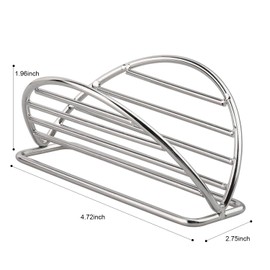 Taco Holder Stand Stainless Steel Taco Rack Tray Stand Up Holders Kitchen Set for Tortillas, Burritos, Parties & Restaurants (Taco Holders)