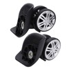 1 Pair A65 Wheels Mute Swivel Suitcase Luggage Samsonite Replacement
