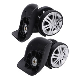 1 Pair A65 Wheels Mute Swivel Suitcase Luggage Samsonite Replacement Wheels Replacement for Caster Spare Parts