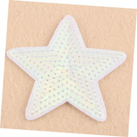 Operitacx 20pcs Love Embroidered Sequins Cloth Stickers for Clothing Craft Decor Random Color Appliques for Jeans Bags Hats Unique Repair Decoration