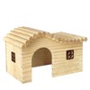 Guinea Pig Wood Hideout Hut with Window Small Animal Wooden