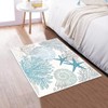 Coastal Area Rug 2x3 Throw Rugs Beach Ocean Area Carpet