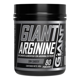 Giant Sports International | L-Arginina En Polvo de Alta Pureza | 400 gr 80 porciones | Sin Sabor