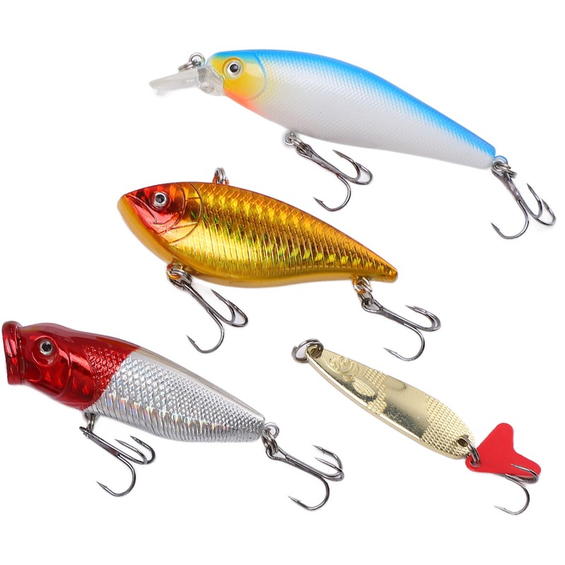 Fishing Tackle Set Soft and Hard Lure Baits Tackle Kit