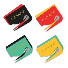 Letter Opener Envelope Slitter - Mail Opener for Women, Men, Office, Home & Business Travelers - Openers with Safety Concealed Razor Blade and Guiding Tip for Perfect Cut - PK of 8 (Colored)