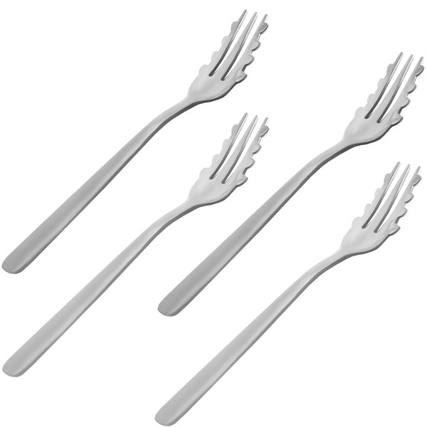for-Ghetti Forks – 4 Spaghetti Twirling Utensils with Nubs, Stainless
