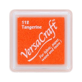 Versacraft vks-112 25 x 25 mm Small Fabric Cube Inkpad Mandarin