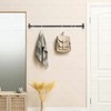 JUSTBOKU S-Shaped Hook, No Rust, Iron, White, S-Strip Hook, Drop