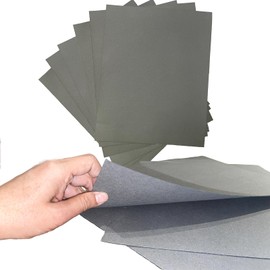 HTJZWG Non-Asbestos Gasket Making Material - 6 Sheets 15"x11.8" Oil-Resistant & High-Temperature, Stable Sealing for Small Engine Repair, Lawn Mower, Motorcycle, Generator - 0.8mm/1mm/1.2mm