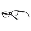 PASTL Womens Reading Glasses Magnified Rectangular Frame Spring Hinge Brown