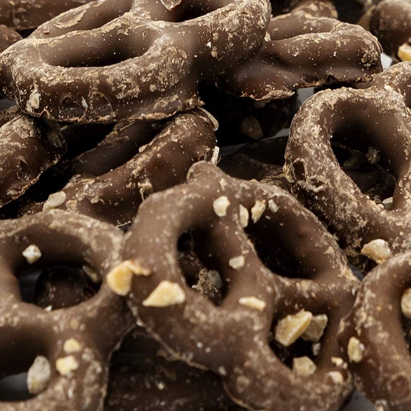 Milk Chocolate Toffee Pretzels, Bulk (1 lb. Resealable Zip Lock