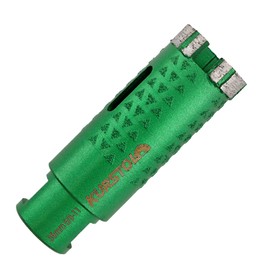 KURSTOL Diamond Core Drill Bits - 1-3/8 Inch with 58-11 Thread Granite Hole Saw Dry or Wet Drilling Hard Stone Marble Concrete Quartz Countertop Laser Welded Masonry Coring(35mm)