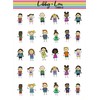 Kids Stick Figure Planner Stickers | Libby and Lou Sticker