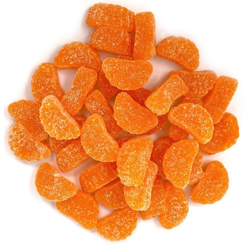 SweetGourmet Orange Fruit Slices, Sugar Coated Jelly Candy, 2.5-Pound Bulk