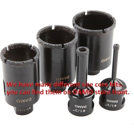 DAMO 1-3/4 inch Diamond Core Drill Bit for Porcelain, Ceramic, Tile, Granite, Marble, Stone & Brick, Hole Saw 45mm