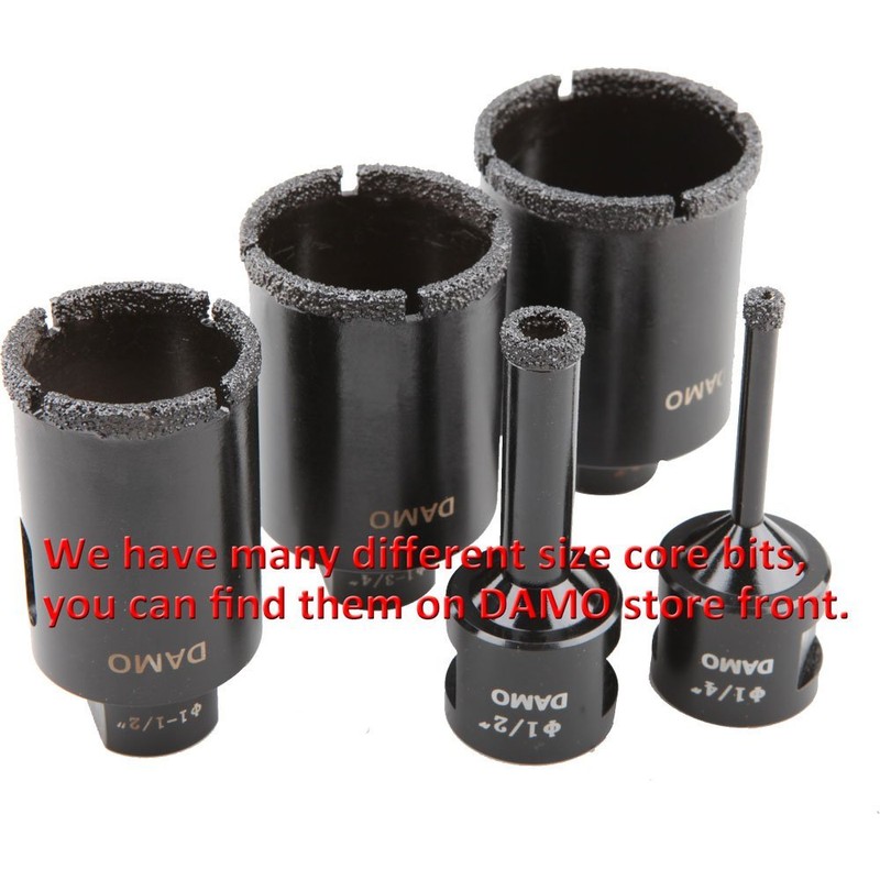 DAMO 1-3/4 inch Diamond Core Drill Bit for Porcelain, Ceramic,