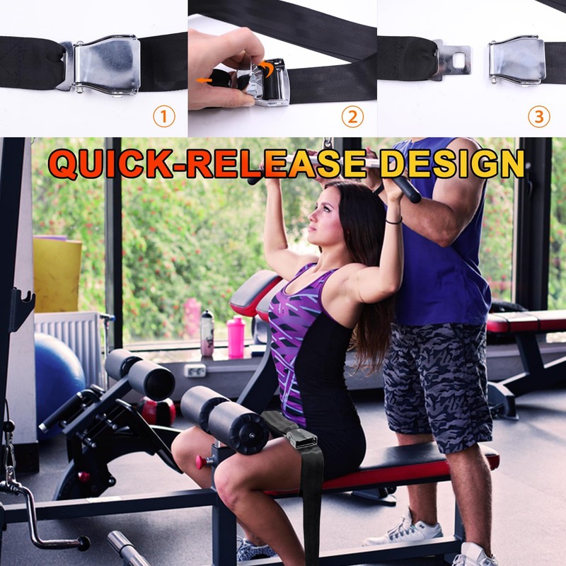 J Bryant Adjustable Nordic Curl Strap with Quick-Release Buckle –