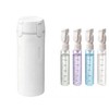 4-in-1 Travel Dispenser Bottle, TSA Approved Leak Proof Refillable Travel