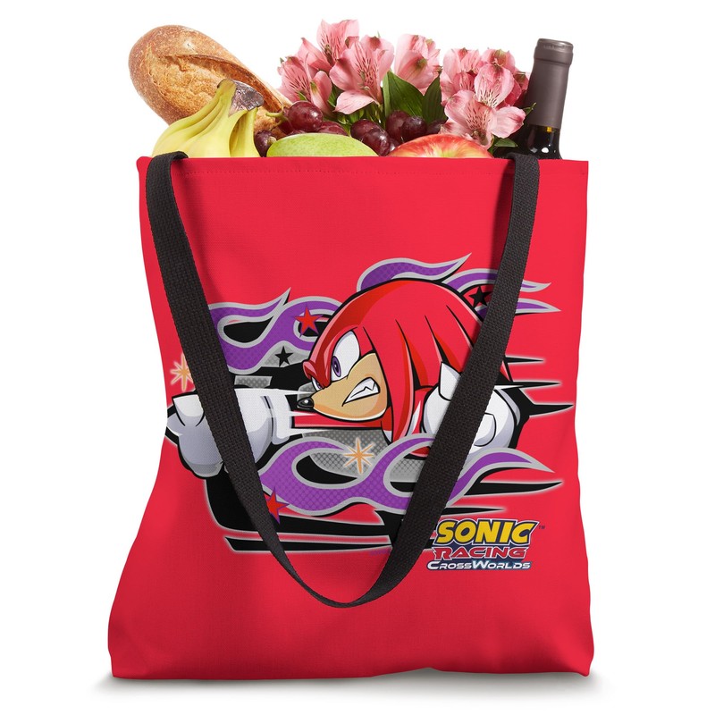 Sonic Racing CrossWorlds - Knuckles Decal Tote Bag