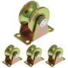 Skelang 4 Pcs 2" U-Type Groove Wheel Heavy Duty Rigid