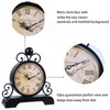 Moiubik Mantel Clock Quartz Classic Style Vintage Table Clock Roman