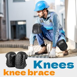 KLLJ Knieschoner Arbeiten,Knieschoner Professioneller,Knieschoner Garten,Antikollisions Kniekissen,Knieschoner für Arbeit,Garten Kniekissen mit Rutschfesten und Schaumstoffpolsterung