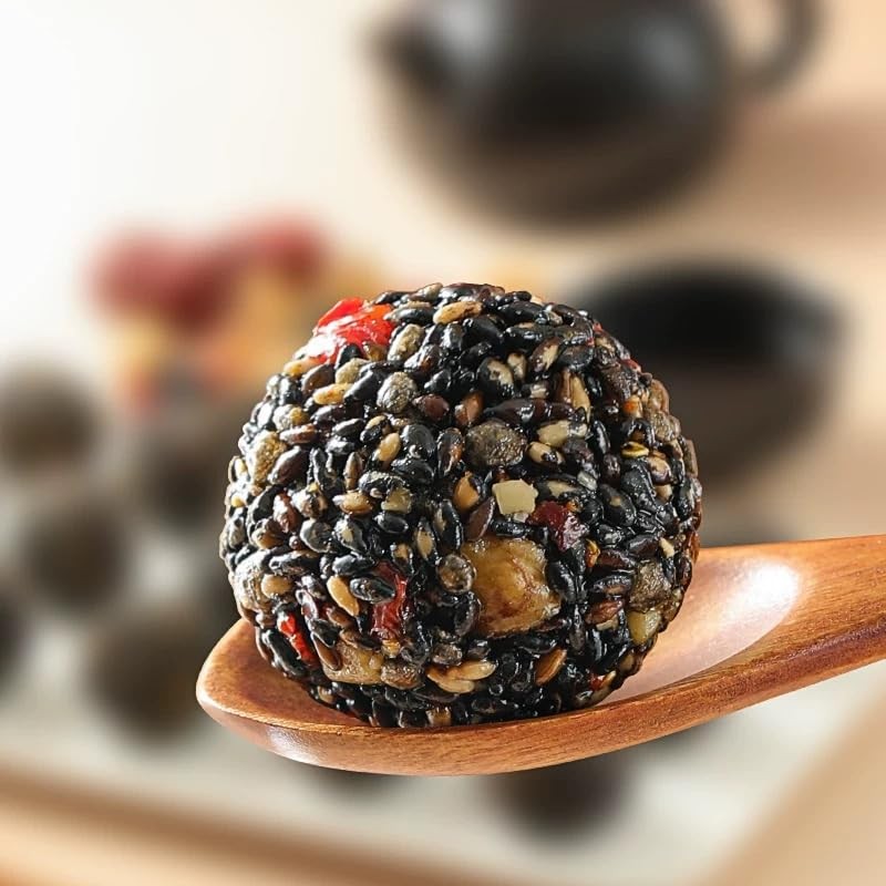WEIJUEJIYI Black Sesame Pill 7.05oz (20 pieces) Black Mulberry, Black