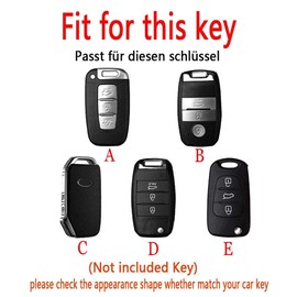 HIBEYO Smart Car Key Case Fits KIA Rio Picanto Ceed Cerato Protective Key Case Cover Cowhide Fits Hyundai ix20 I20 I30 IX35 Verna Key Box Key Fob E Pink