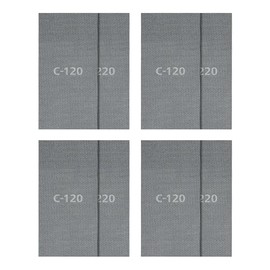 wolfcraft Sanding Mesh Set 16 Pieces 115 x 280 mm I 8644000 I for Orbital and Hand Sanders I K120/220 Ideal for Plasterboard, Wood, Paint, Durable, Efficient Dust Extraction - Drywall Interior Design