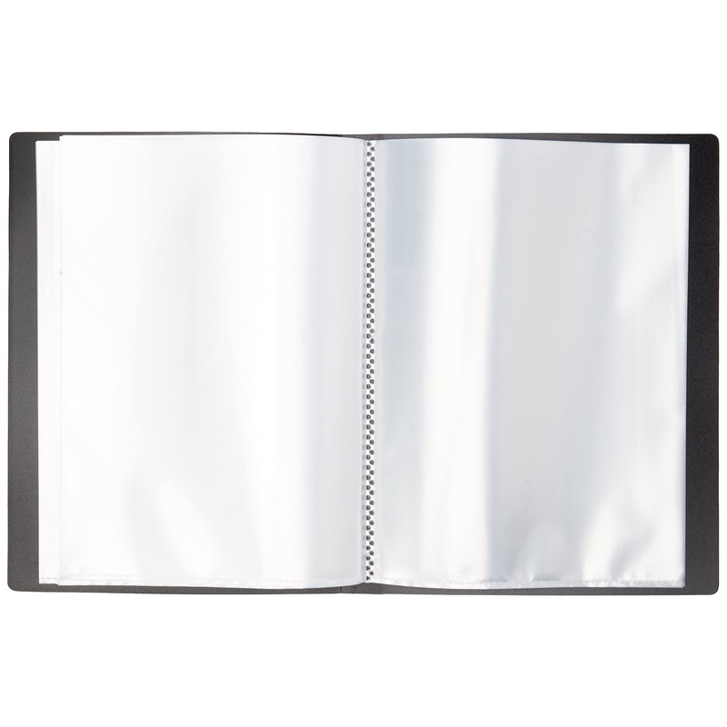 Tiger 301718 40 A5 Pocket Presentation Display Book - Black,Medium