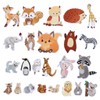 beinkmake 24Pcs Animals Embroidered Patches Woodland Animals Iron on Patches