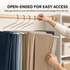 10-Pack Metal Z-Shaped Pants Hangers, Non-Slip Closet Organizer