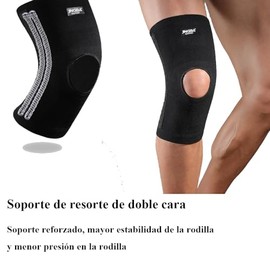 Rodilleras Deportivas de Compresión, Rodillera Ortopedica con Estabilizadores Laterales, Rodilleras de Soporte para Gym, Basquetbol, Voleibol, Correr,