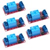 LAOMAO 5V 1-Channel Relay Module, 250VAC/10A, Optocoupler Isolation, High/Low Level