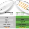 Dusk to Dawn Outdoor LED Light Bulb 5W Equivalent 40W