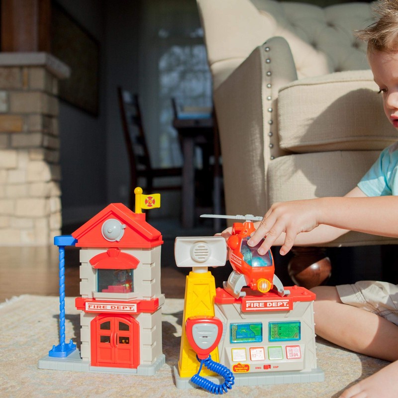 Fat Brain Toys Fire Station Playset