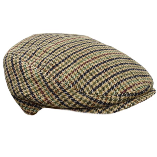 Melegari Classic Checked Hat Varazze Men Women Made in Italy,