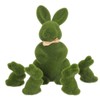 Ciieeo 5-Piece Easter Bunny Decoration Set, Realistic Bunny Figures for