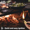 Flamefox Wood Wool Fire Starters 50pcs - Quick Lighting, Easy