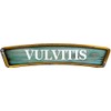 Vulvitis Teal Curved 8" Shaped Weathered Rustic Painted Wood Look