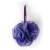 1541 London Exfoliating Bath & Shower Body Puff/Scrunchie/Buffer (Aubergine) 3