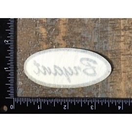 BRYANT Name Tag Work Shirt Job Uniform Badge Silk Screen Iron-On Patch