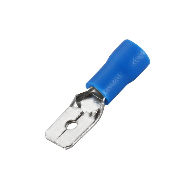 Baomain 1/4" Female & Male Spade Connectors 16-14 AWG Insulated