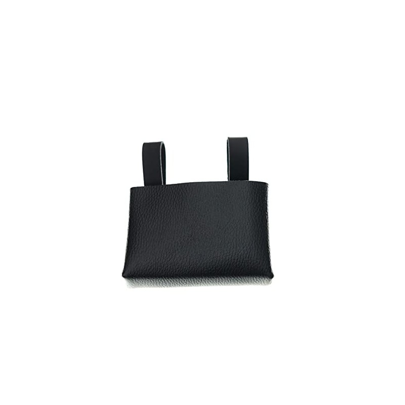Nail Bag Simple with Rivets, Black, Made in Germany