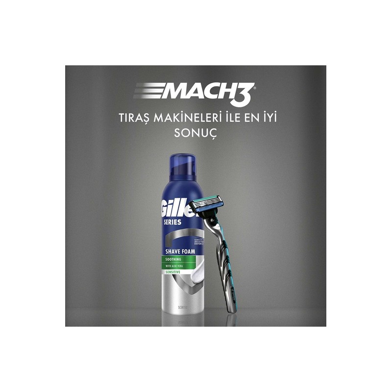 Gillette Series Tıraş Köpüğü Hassas 200 ml