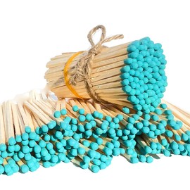 3.75" Teal Color Matches (200 Count) - Plus 2 Free Strikers!!! - Wholesale Bulk Wooden Safety Matches